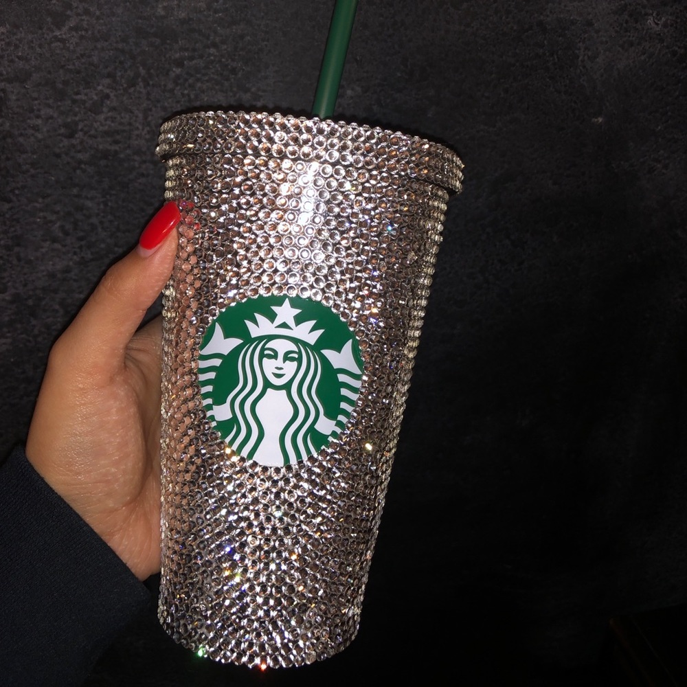 Starbucks Rhinestone Tumbler!